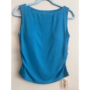 NWT - OGL Brami Boatneck - Built in Bra - Blue, Size Medium